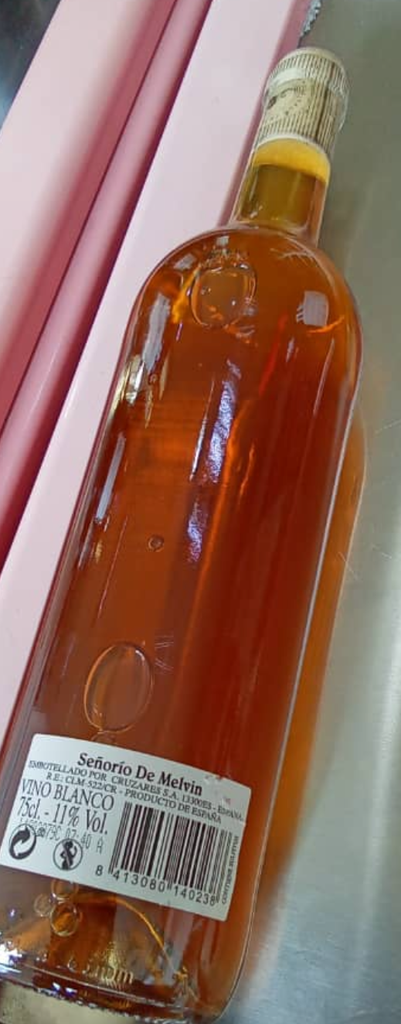 S.Melvin white Wine 11º vino blanco 75cl